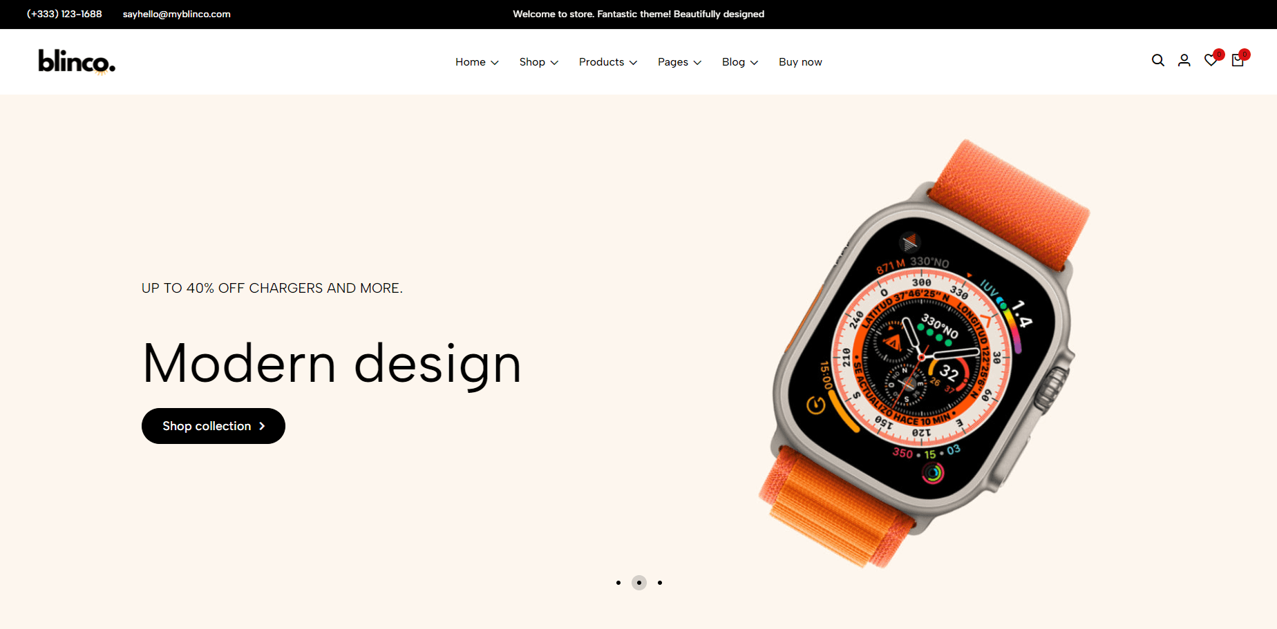 templates of websites made in blinco